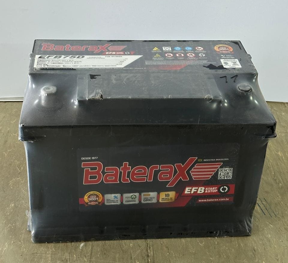 Bateria Baterax 75AH EFB